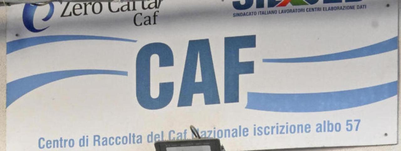 Insegna Caf per Naspi