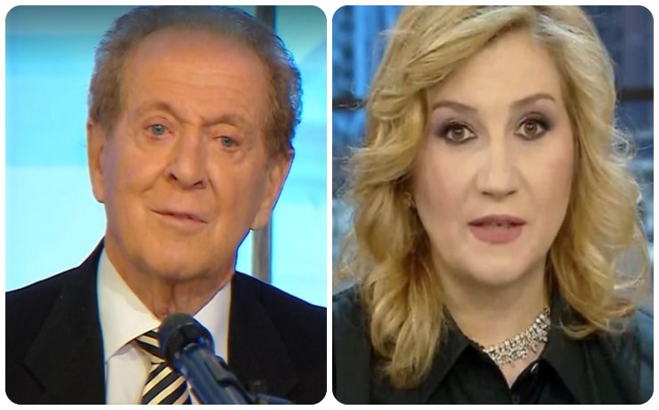 Memo Remigi a ruota libera su Serena Bortone da Giletti