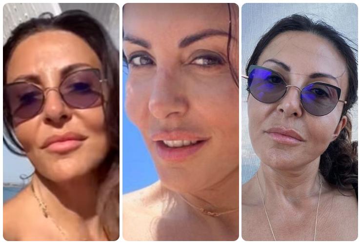 Sabrina Ferilli si mostra al naturale