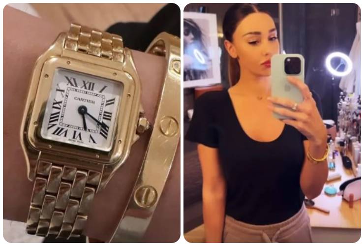 Quanto costa il prezioso Cartier di Belen?