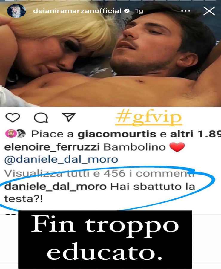 Elenoire Ferruzzi contro Daniele Dal Moro