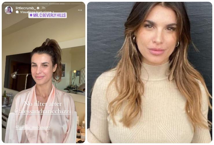 Elisabetta Canalis in versione naturale