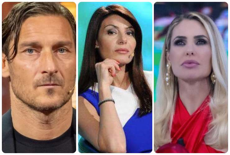 Ilaria D'Amico e la sua rivelazione sull'ex coppia Totti-Blasi