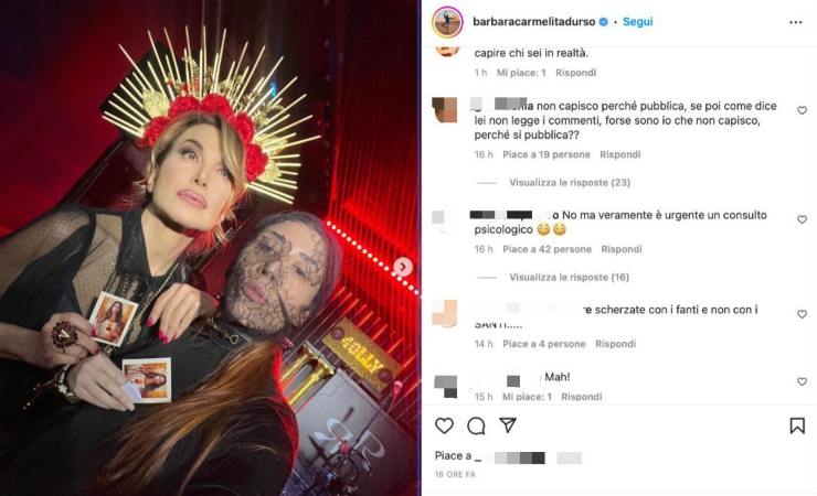 Post Instagram di Barbara D'Urso - Youbee.it