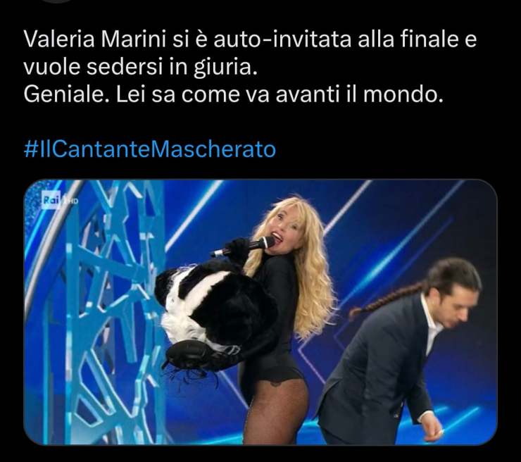 Tweet su Valeria Marini - Youbee.it