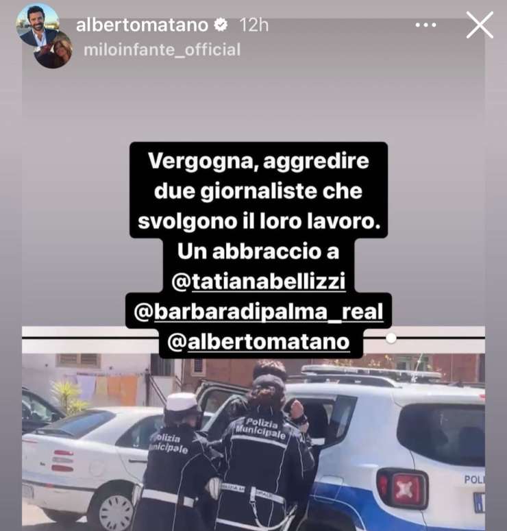 Giornaliste La Vita in Diretta di Alberto Matano aggredite violentemente