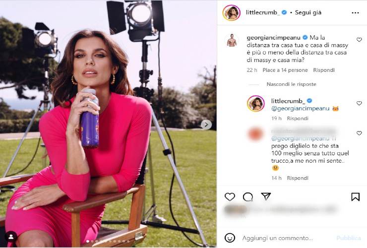 Il primo commento pubblico dell'amore di Elisabetta