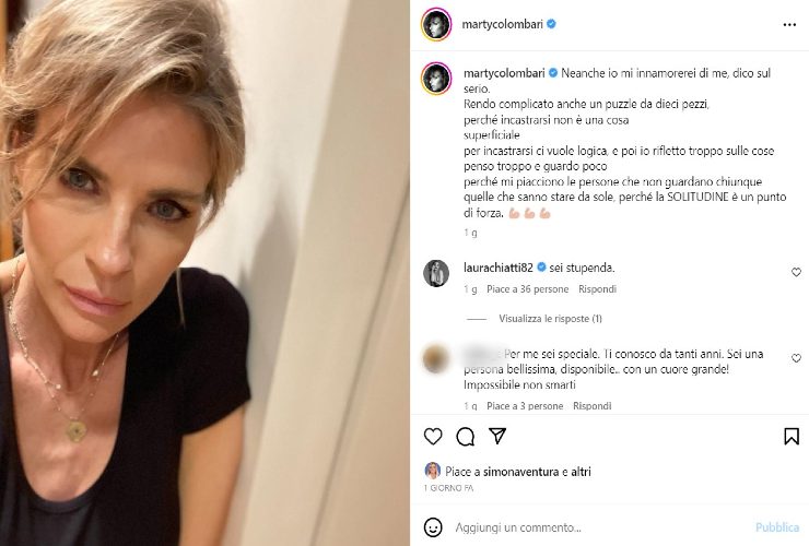 Martina Colombari dice la verità sulla crisi coniugale