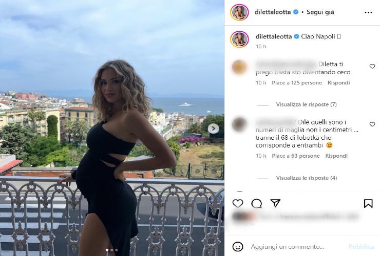 Diletta Leotta al centro del chiacchiericcio per una mise troppo audace