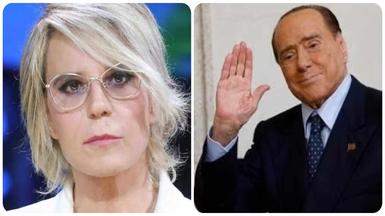 L'outfit di Maria D eFilippi per il funerale di Berlusconi