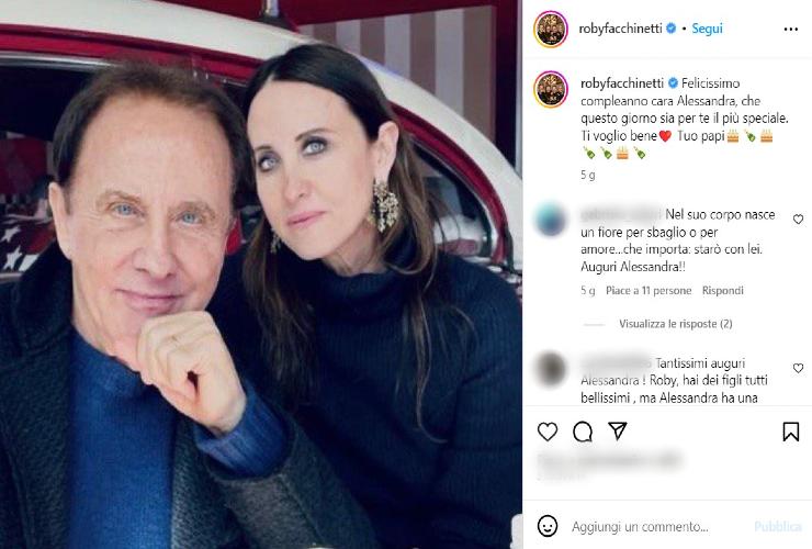 Avete mai visto la figlia di Roby Facchinetti?