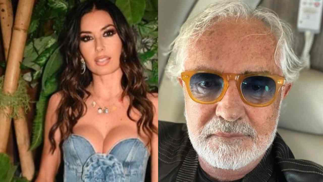 Elisabetta Gregoraci e Flavio Briatore condividono una donna