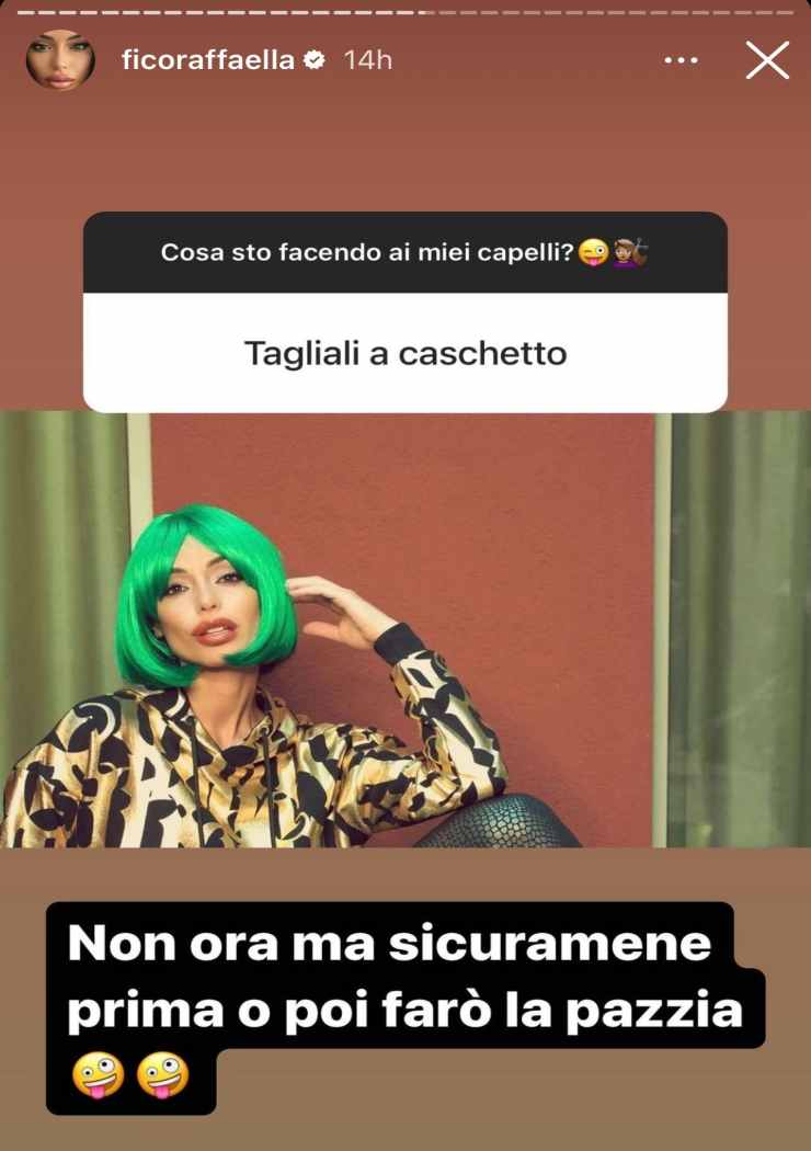 Instagram story di R. Fico - Youbee.it