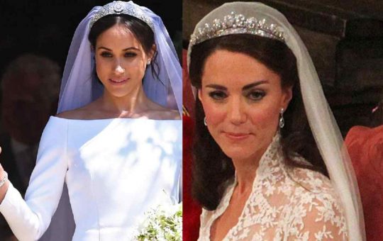 La Markle e la Middleton sono state riprese per poco