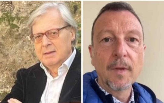 Vittorio Sgarbi lancia una frecciata al veleno ad Amadeus