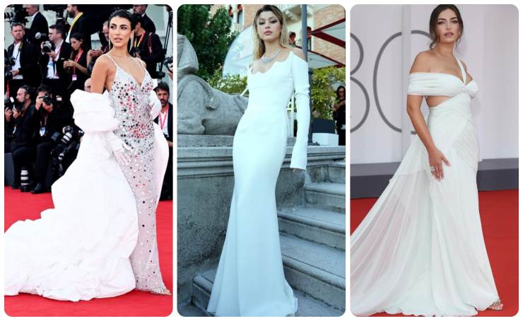 Giulia Salemi, Natalia Paragoni e Nilufar Addati sul Red Carpet - Youbee.it