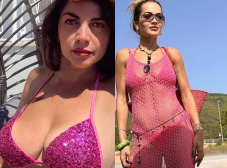 Il bikini rosa di Cristina D'Avena e Rita Ora