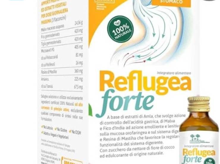 Reflugea forte per il reflusso gastrico