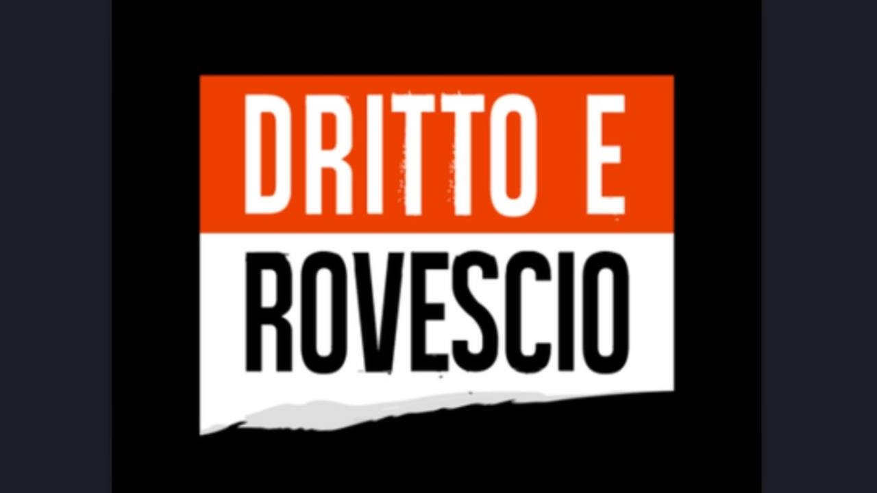 Dritto e Rovescio caos in studio