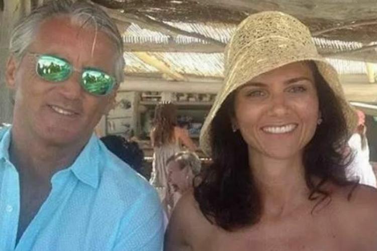 Roberto Mancini e sua moglie Silvia Fortini