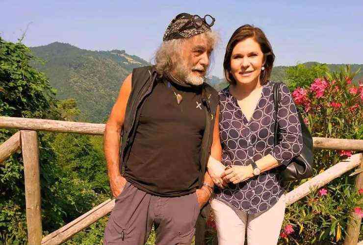 Mauro Corona e Bianca Berlinguer