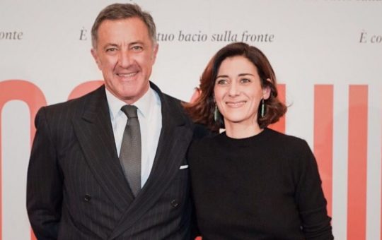 Luca Barbareschi e sua moglie